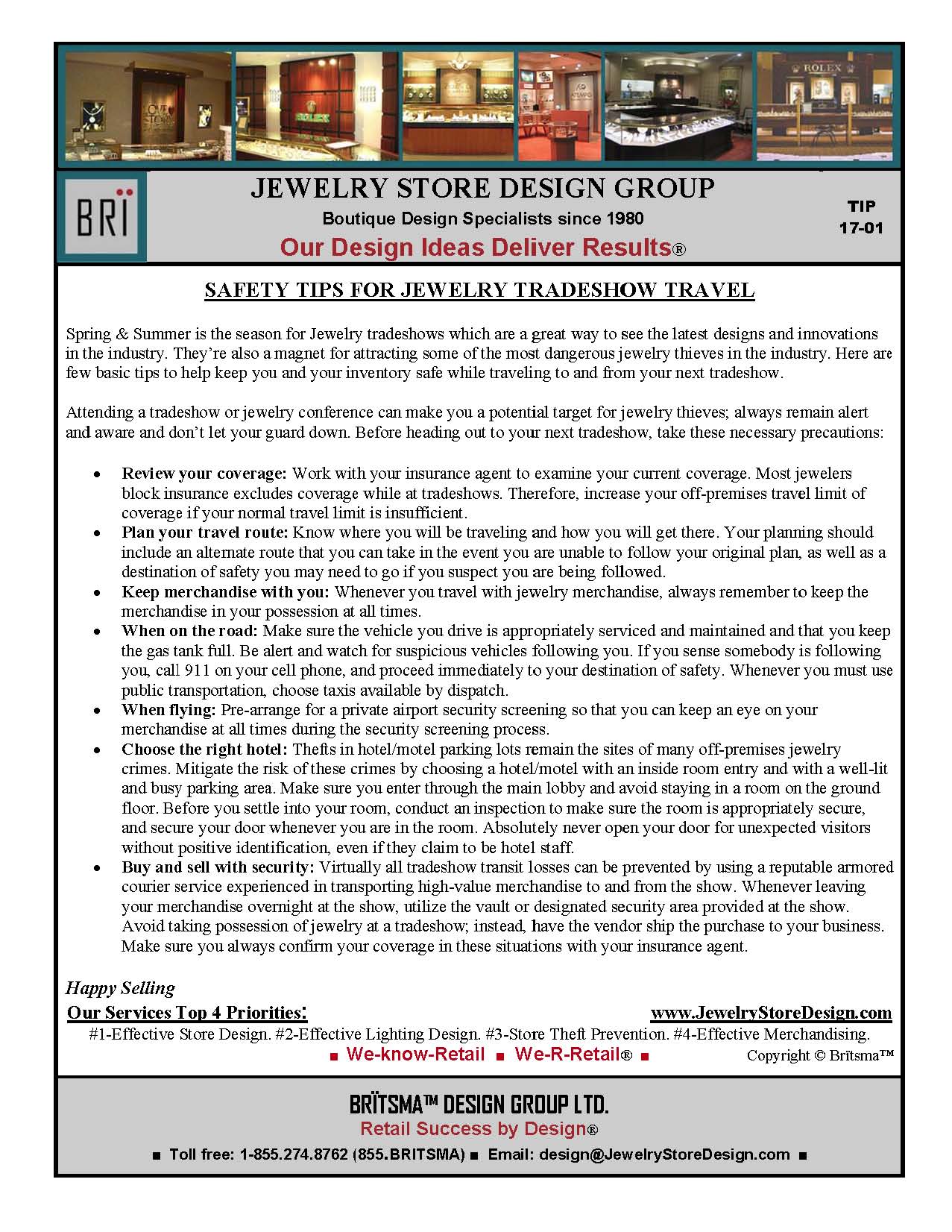 Britsma Retail Tips